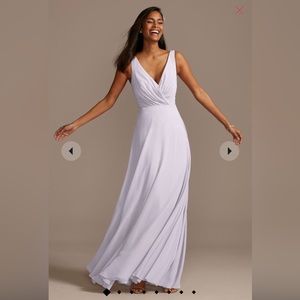 Bridesmaid dress from David’s Bridal
